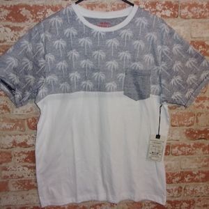 NWT Palm Tree Graphic T-Shirt by Alexander Julian
